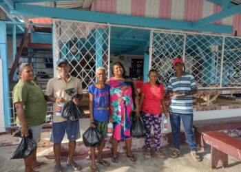 CDC distributes cleaning supplies to flood-affected residents.