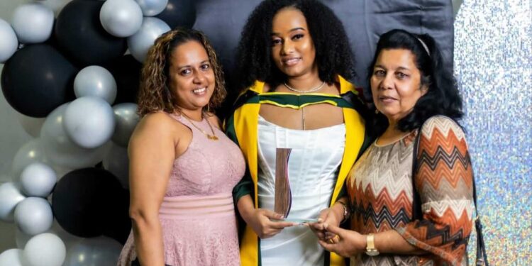 Balancing being a mother of three and pursuing higher education.