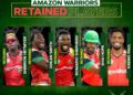 Guyana Amazon Warriors announced retainers ahead of CPL.