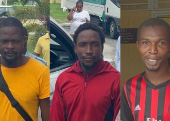 Mark Sampson (Left), Curtis Robertson (Center), and Kellon Cadogan (Right)