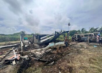 Arson suspected in fire that left four homeless.