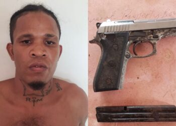 Man caught with unlicensed gun.