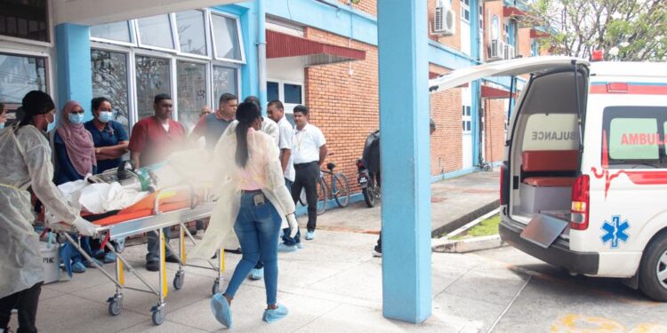 Critical child from Mahdia fire being medevac’d overseas for additional treatment.