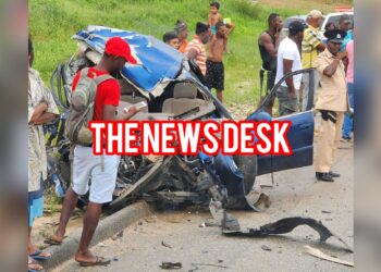 BREAKING NEWS – Horrific accident at Soesdyke Linden Highway.