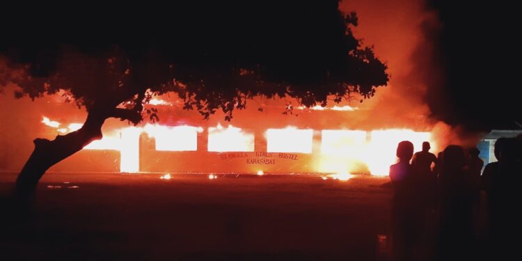 UPDATE || 17 girls escape Karasabai dorm fire.