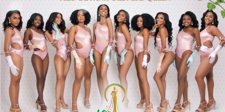 Delegates in the Miss Guyana Culture Queen 2023 Pageant.