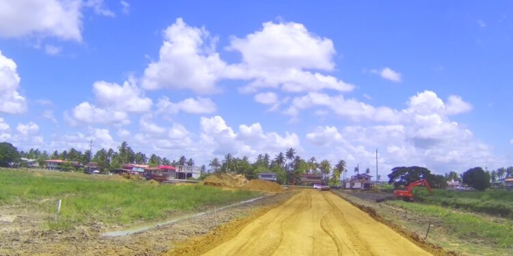 Infrastructural works ongoing at Palmyra Housing Project.