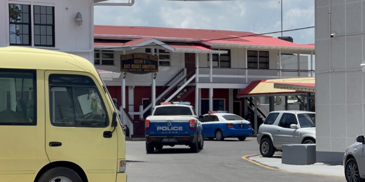 Armed robbery suspect fatally shot, another in custody.