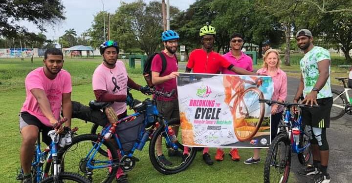Cyclists Embark on Epic Journey from Guyana to Brazil to Support Cancer and Mental Health Awareness