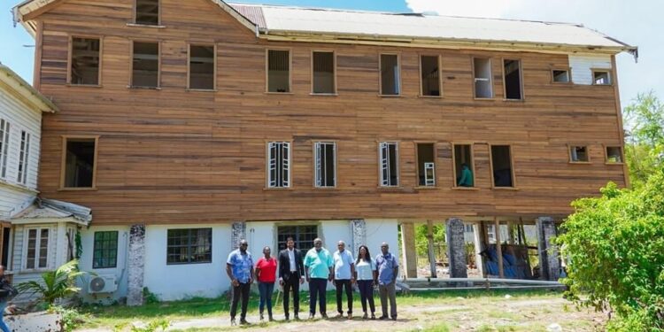 PM Inspects Ongoing Works at Buxton Community Center