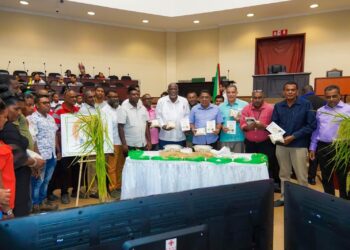 Rice industry is indomitable – says PM Mark Phillips as new GRDB IICA-17 bio-fortified variety launched