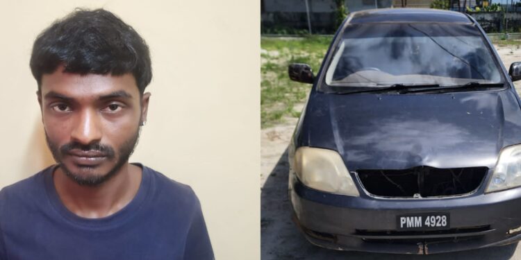 Wanted Man Caught With Stolen Car