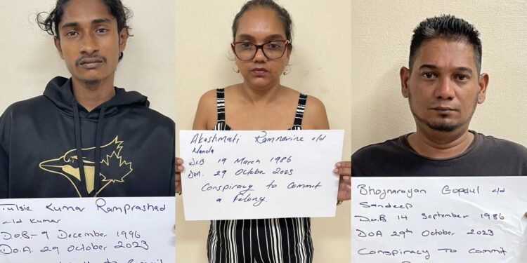 Three suspected ATM scammers arrested