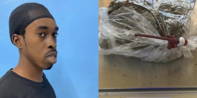 Man arrested after attempting to smuggle drugs into Lusignan Prison