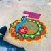 Scenes from NATI Rangoli Competition