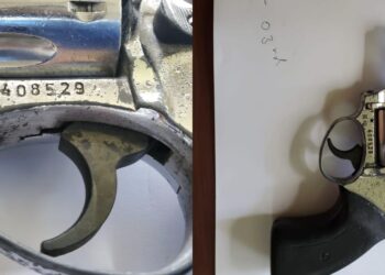 Loaded Revolver found in female washroom at CJIA