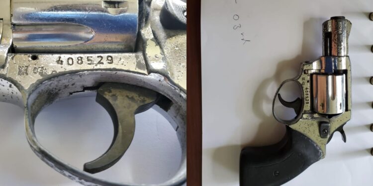 Loaded Revolver found in female washroom at CJIA