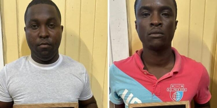 Two police officers charged with conspiring to commit Robbery Under Arms