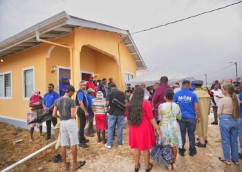 Port Mourant single mother of five gets new home for Christmas.