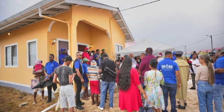 Port Mourant single mother of five gets new home for Christmas.