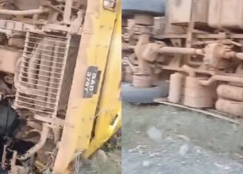 Man dies after fuel tanker topples in Region seven