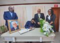 President Irfaan Ali and Prime Minister Mark Phillips Pay Respects to Late Former Trinidad and Tobago Prime Minister Basdeo Panday