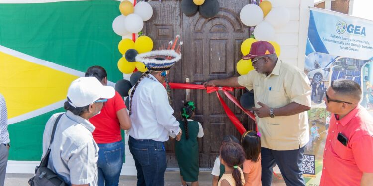 PM commissions mini solar grids at Aishalton and Karaudarnau