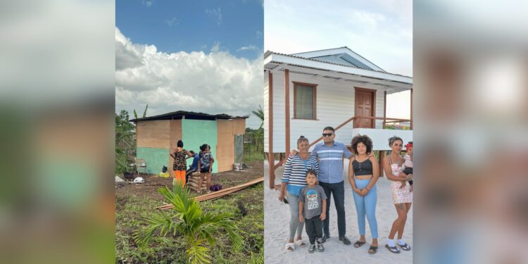 Mohamed builds house for single mother thrown out by ex-partner