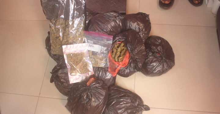 27-year-old arrested after 6,000 grams of marijuana found in house. 