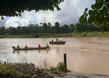 30-year-old woman missing after driving Toyota Rush overboard.