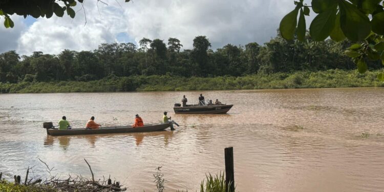 30-year-old woman missing after driving Toyota Rush overboard.