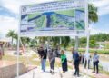 First Lady, Sheriff Guyana turns sod for Recreational Park at Anna Regina