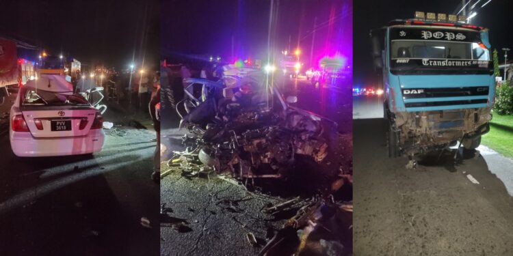 One killed another injured in Mahaicony accident.