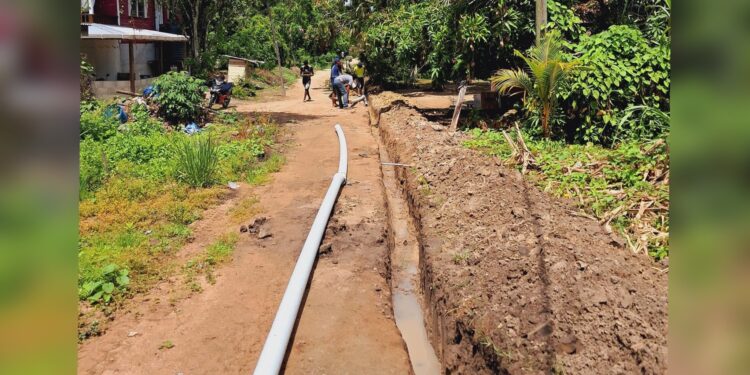 Additional households to benefit from potable water in Orealla