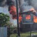 Nine persons homeless after West Berbice home went up in flames