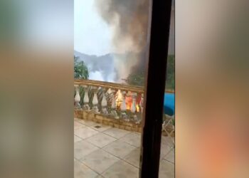 Plane carrying 62 onboard crashed in neighboring Brazil.