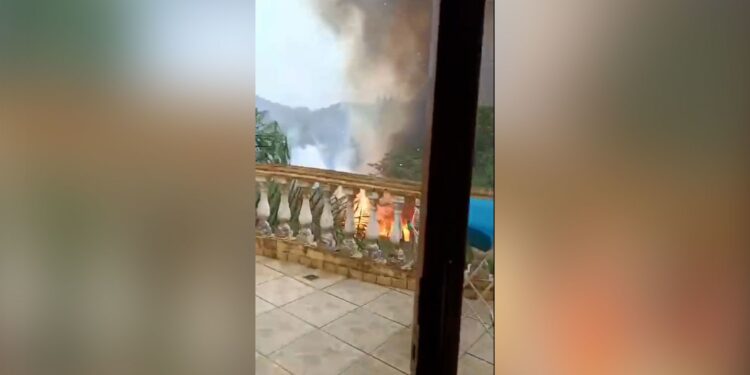 Plane carrying 62 onboard crashed in neighboring Brazil.