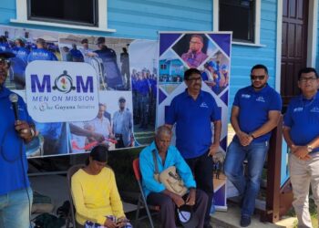 Men on Mission Initiative Provides New Home for Elderly Couple in Port Mourant