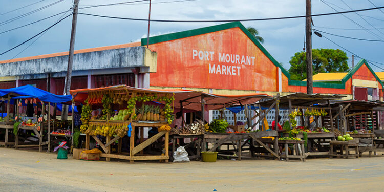 BREAKING || Bandit Dies, Another Escaped as Chaos Erupts at Port Mourant Market during armed robbery.
