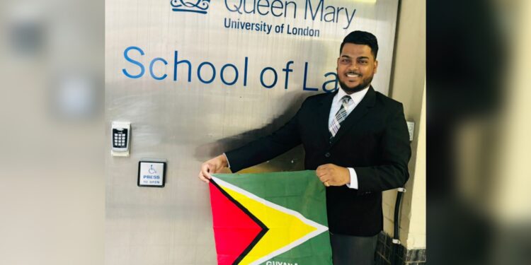 First Guyanese Law Student to Represent Hugh Wooding Law School at Queen Mary University, London