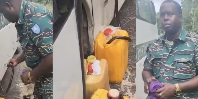 GDF Officer Caught in Fuel Theft Incident