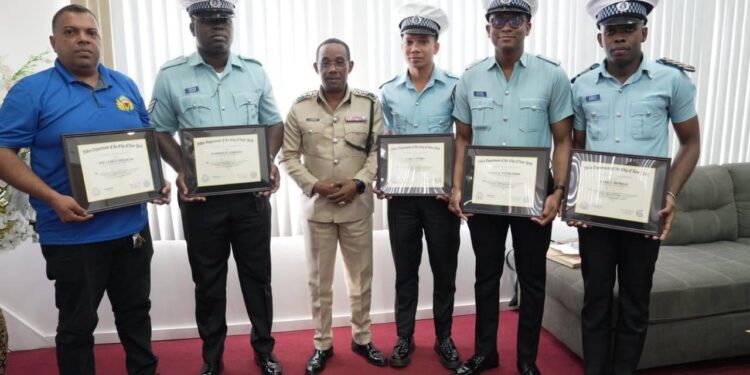 Police Ranks Complete Emergency Vehicle Obstacle Course Training
