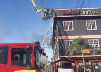 Fire Destroys Fourth Floor of Fireside Suites in Georgetown