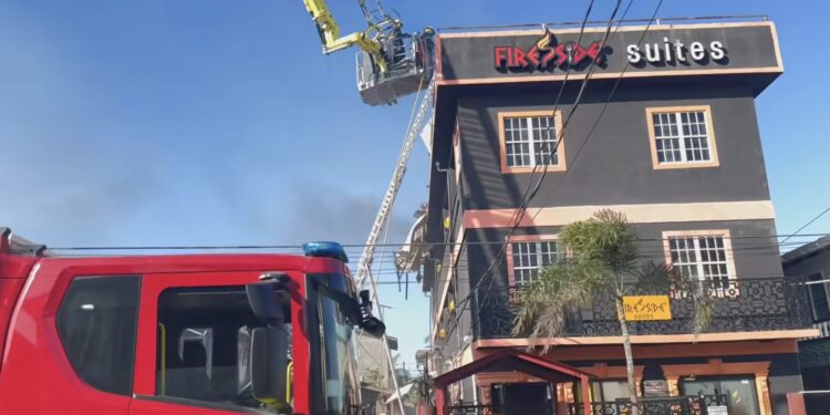 Fire Destroys Fourth Floor of Fireside Suites in Georgetown
