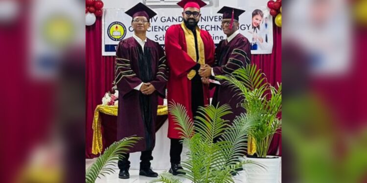 Sheriff Hospital’s Director, Ameir Ahmad, Receives Honorary Degree