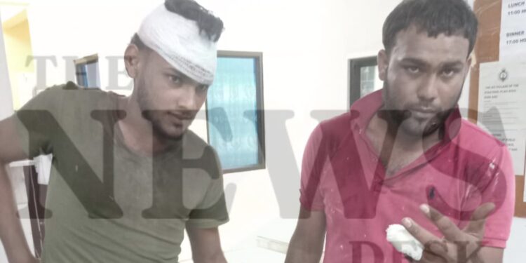 Dispute Between Neighbors Escalates into Violent Brawl at Work Site.