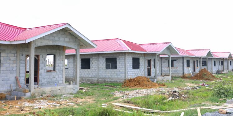 100 Three-Bedroom Bungalow Houses at Palmyra to Be Completed by March 2025