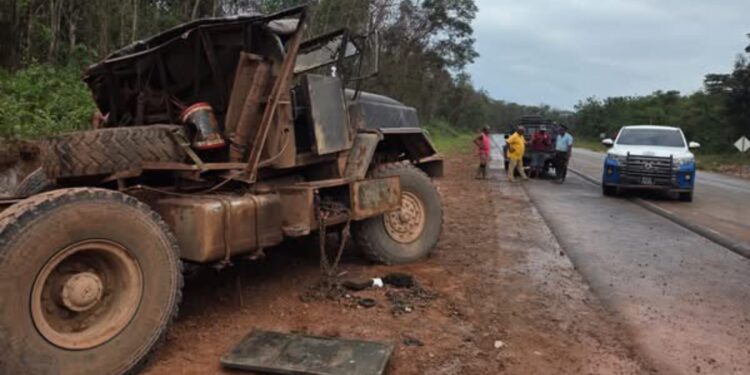 Young Truck Driver Dies in Linden to Mabura Road Accident