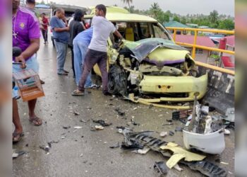 Four Injured in Early Morning Crash on Canje Bridge