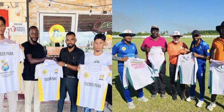 Berbice Businessman Supports Tucber Cricket Club and Berbice Empires Association